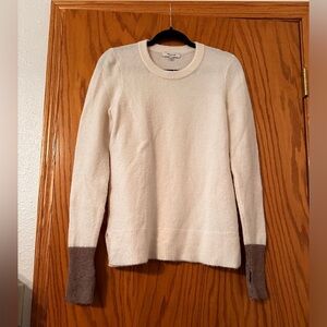 Madewell Wool Blend Colorblock Sweater - Size M